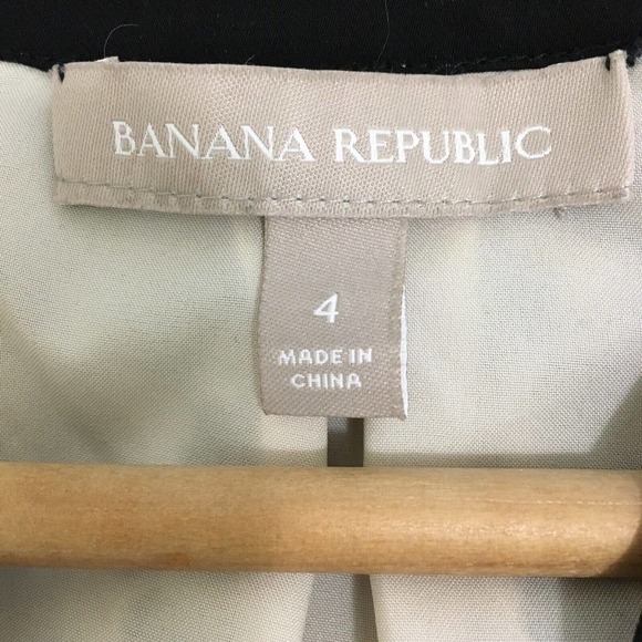 Banana Republic Womens Size 4 Geometric Elastic Waist A-Line Dress - Picture 6 of 8